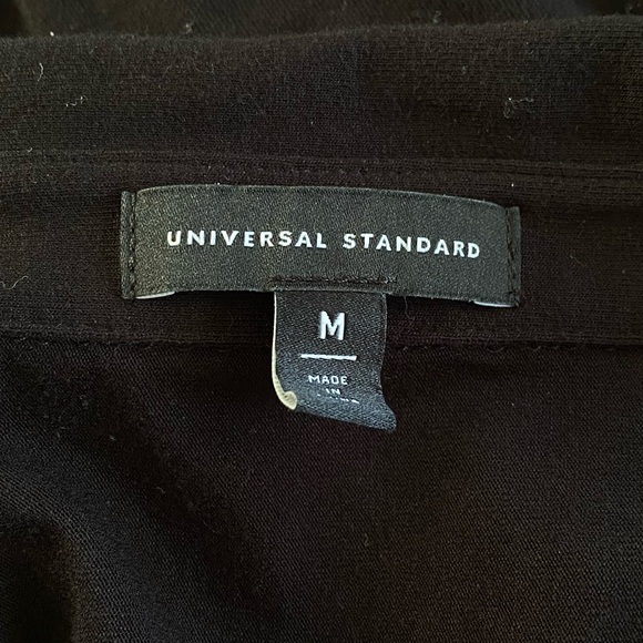 Universal Standard Black Sally Liquid Jersey Shirt Dress M (18-20) - Picture 4 of 5